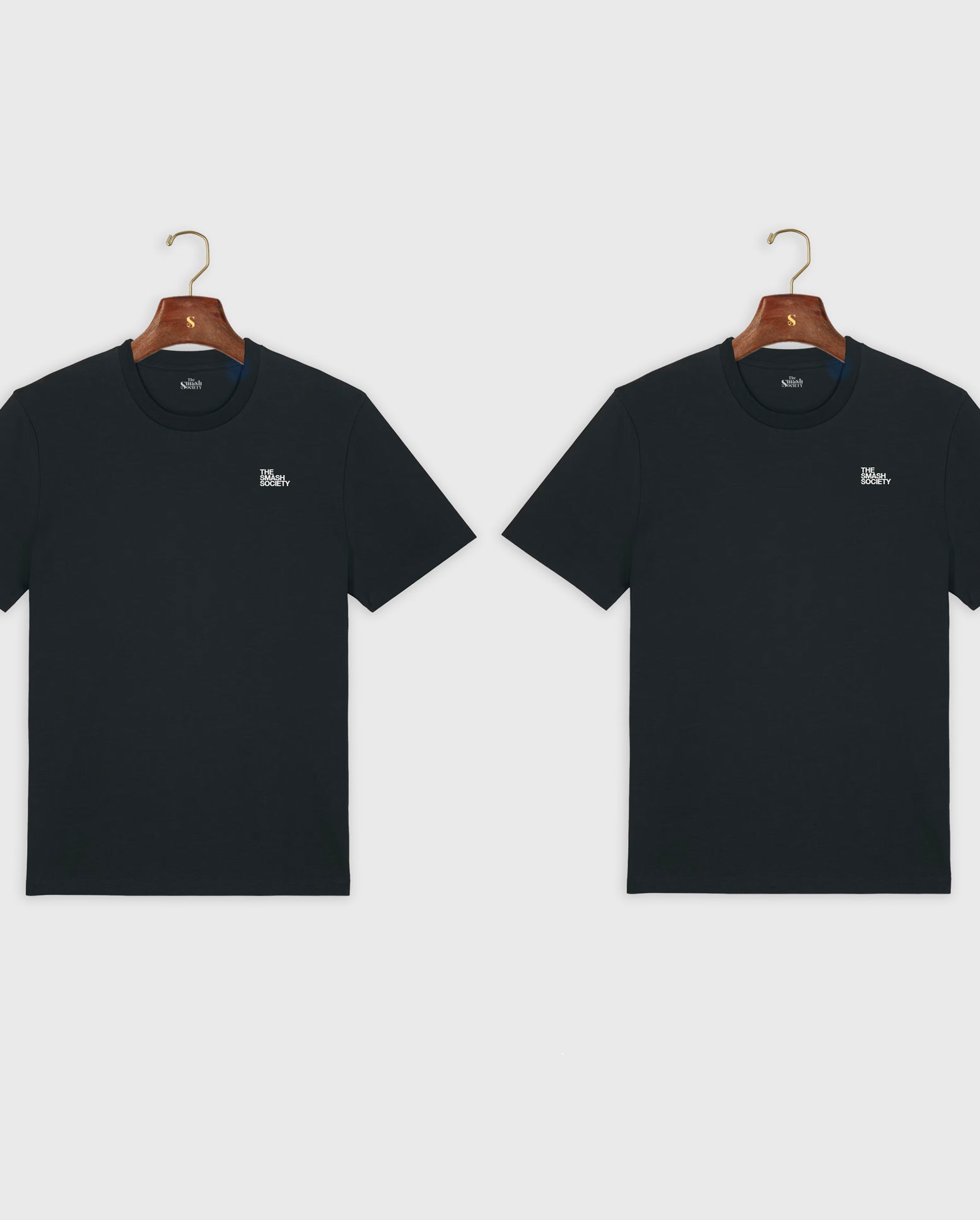 Team System - 2 Black Padel T-Shirts - The Smash Society