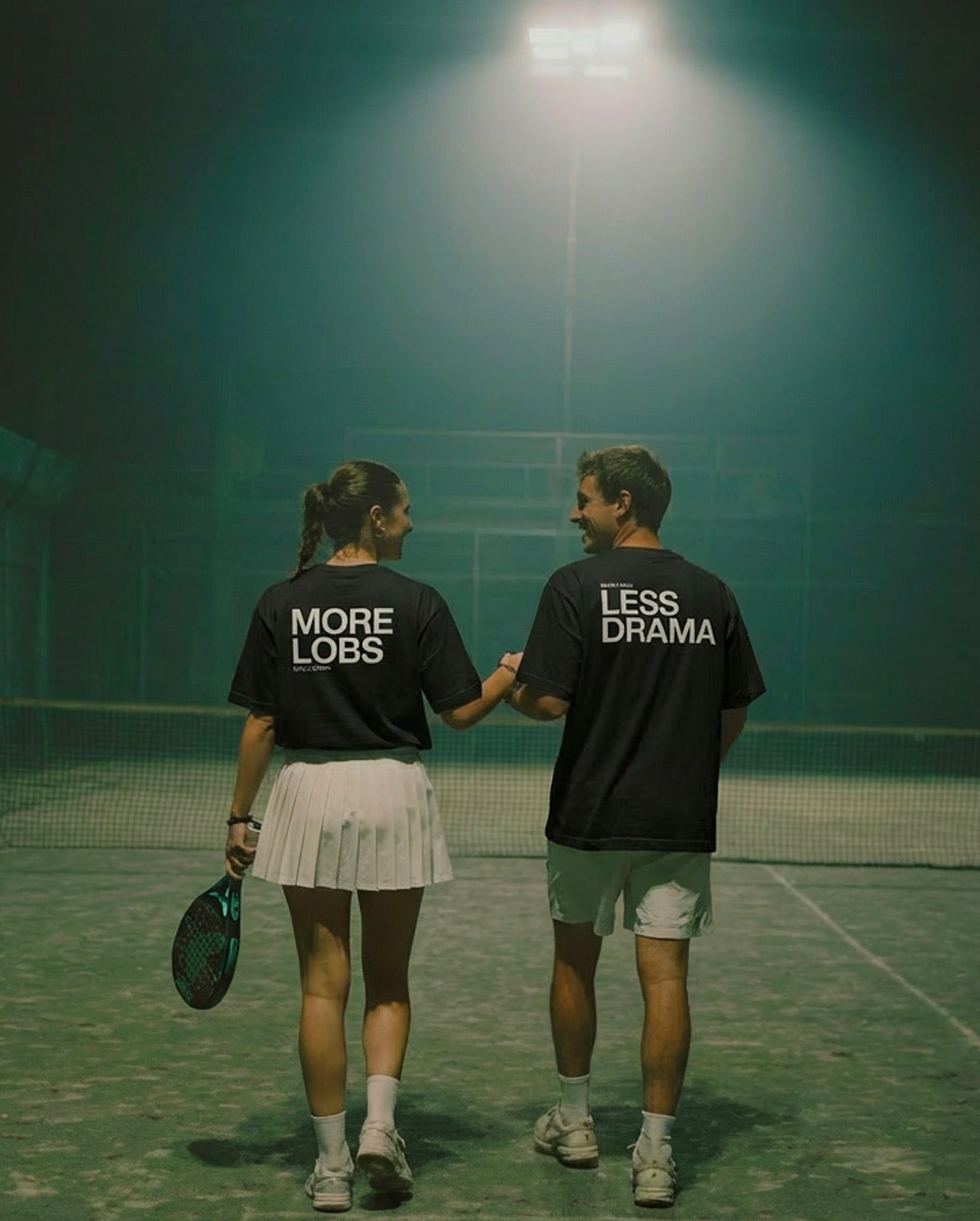 Team System - 2 Black Padel T-Shirts - The Smash Society