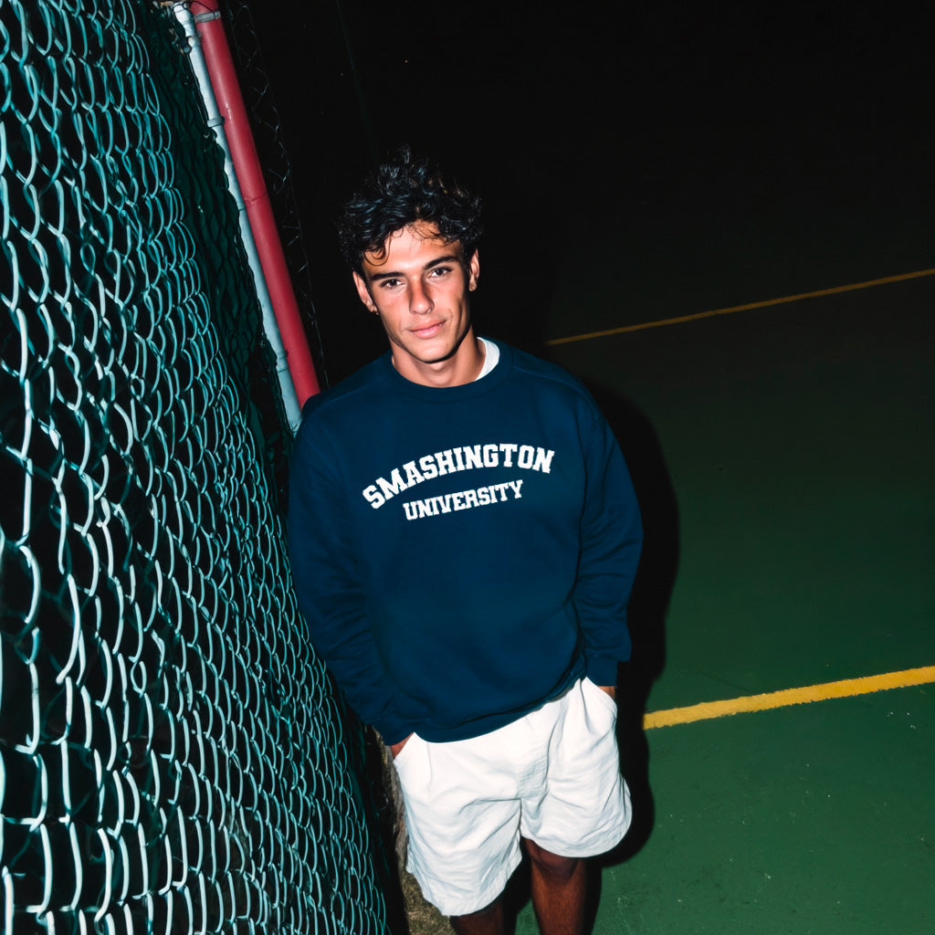 Smashington University Navy Sweater - The Smash Society