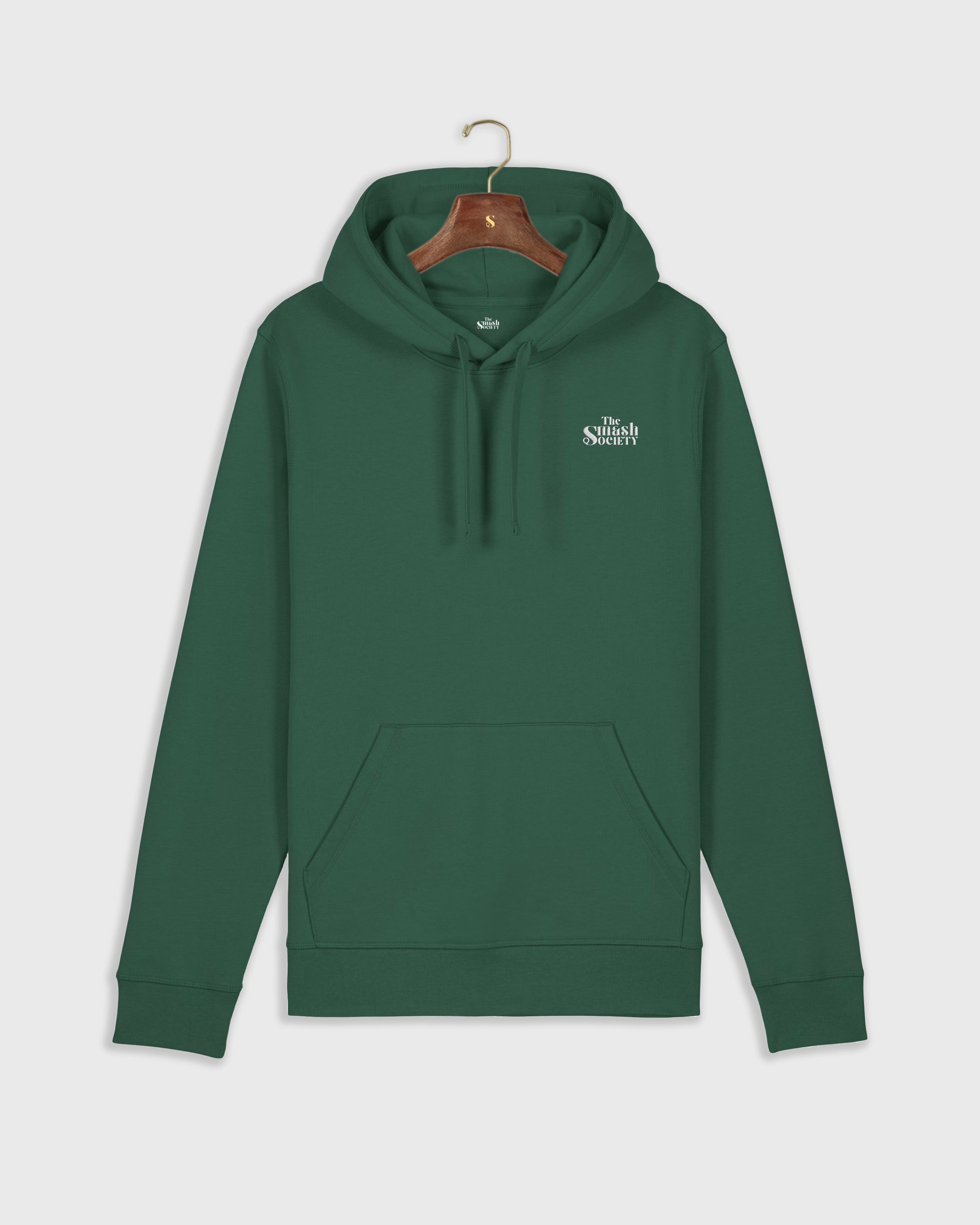 The Smash Society Bottle Green Unisex Hoodie