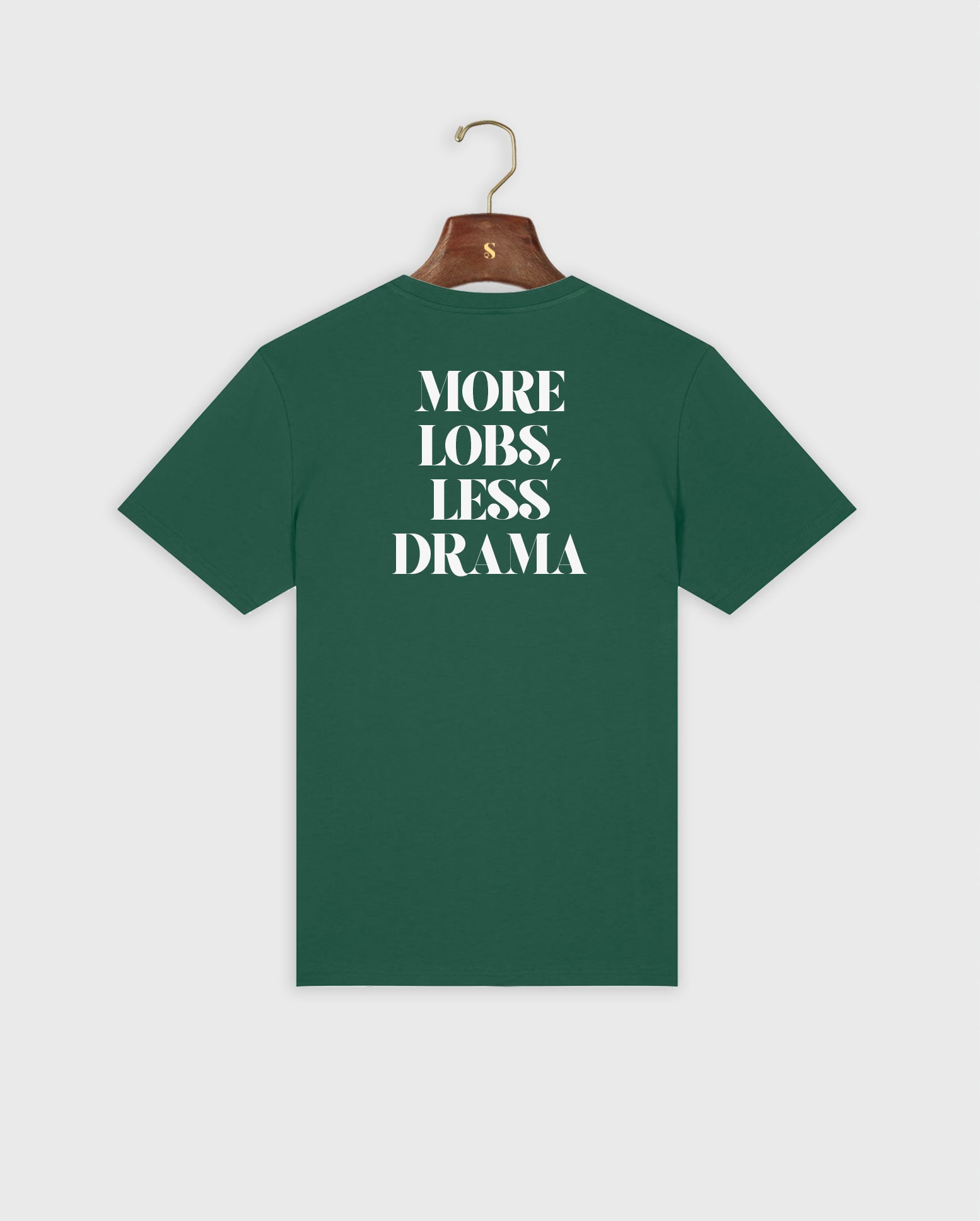 More Lobs Less Drama Green Short Sleeve T-Shirt - The Smash Society